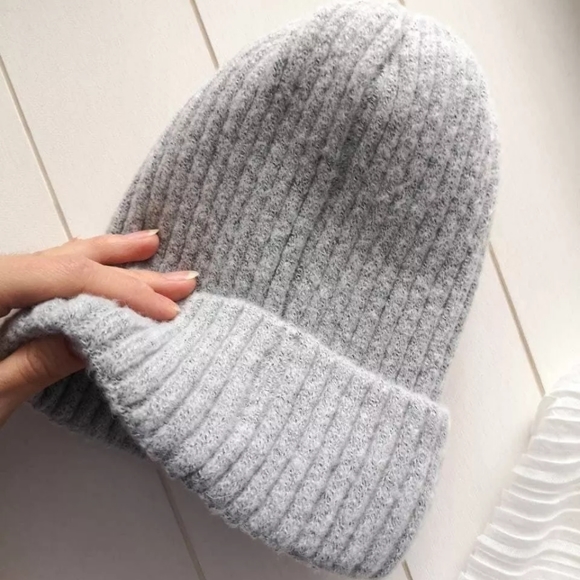 Winter Hat, Faux Fur Lined, Beanie, Touque, New | Light Grey - Picture 2 of 5